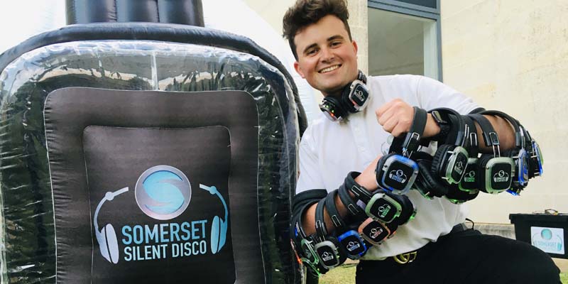 hire silent disco in somerset